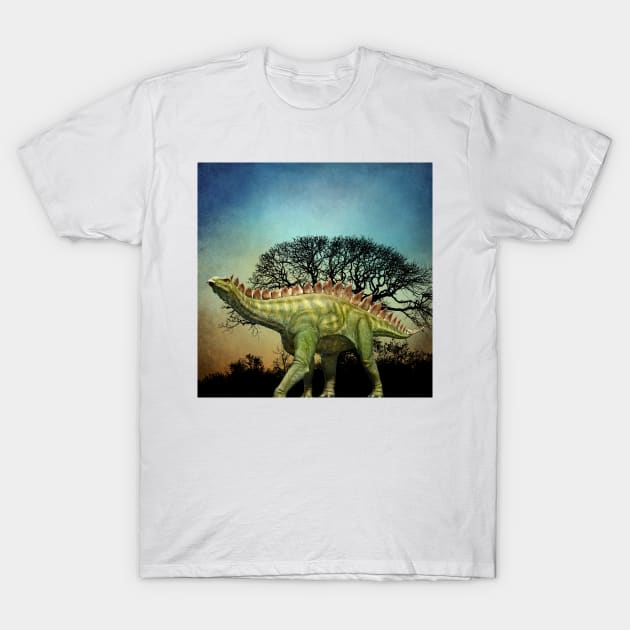 Dinosaur - Stegosaurus T-Shirt by JimDeFazioPhotography